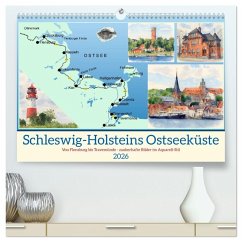 Schleswig-Holsteins Ostseeküste (hochwertiger Premium Wandkalender 2026 DIN A2 quer), Kunstdruck in Hochglanz - Calvendo;Kleemann, Claudia