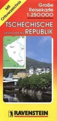 Cover Tschechische Republik, Westlicher Teil / Ravenstein Karten 6832