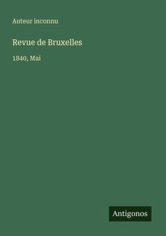 Cover Revue de Bruxelles