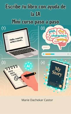 Cover Escribe tu libro con ayuda de la IA Mini curso paso a paso (eBook, ePUB)