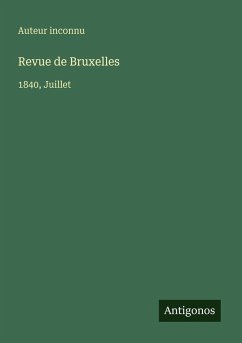 Cover Revue de Bruxelles