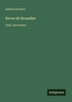 Cover Revue de Bruxelles
