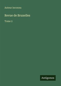 Cover Revue de Bruxelles