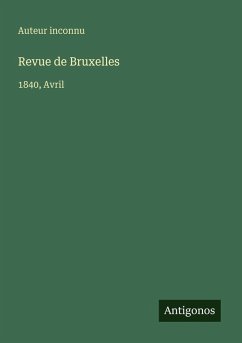 Cover Revue de Bruxelles