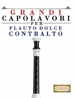 Cover Grandi Capolavori per Flauto Dolce Contralto
