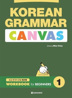 Cover KOREAN GRAMMAR CANVAS - WORKBOOK for BEGINNERS 1