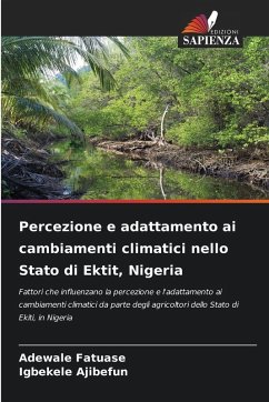 Cover Percezione e adattamento ai cambiamenti climatici nello Stato di Ektit, Nigeria