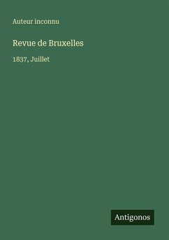 Cover Revue de Bruxelles