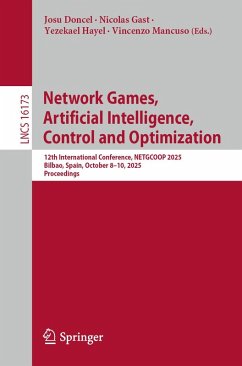 Cover Network Games, Artificial Intelligence, Control and Optimization (eBook, PDF)