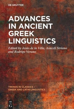 Cover Advances in Ancient Greek Linguistics (eBook, ePUB)