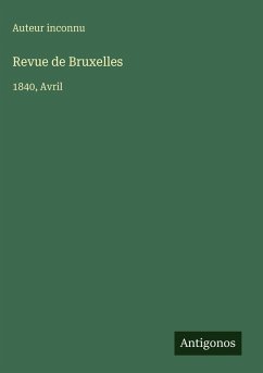 Cover Revue de Bruxelles