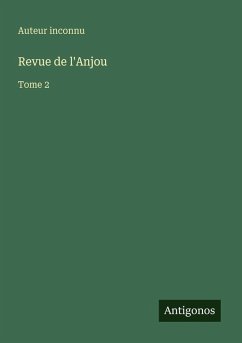 Cover Revue de l'Anjou