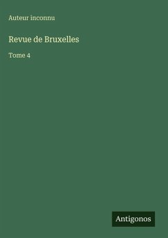 Cover Revue de Bruxelles