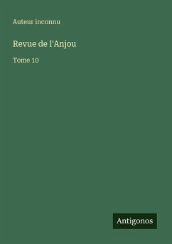 Cover Revue de l'Anjou