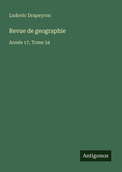 Cover Revue de geographie