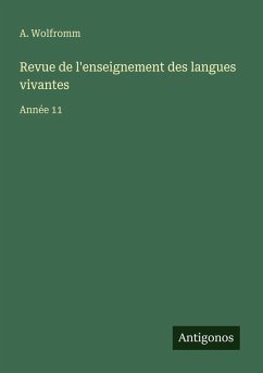 Cover Revue de l'enseignement des langues vivantes