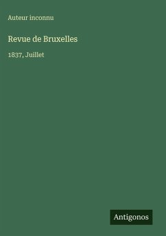 Cover Revue de Bruxelles