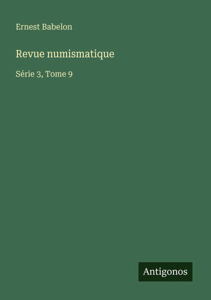 Revue numismatique Revue numismatique