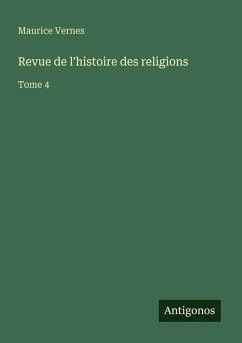 Cover Revue de l'histoire des religions
