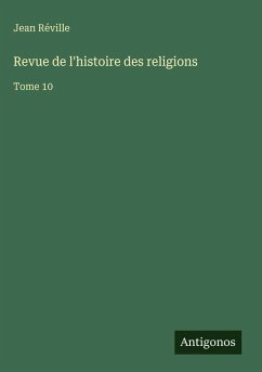 Cover Revue de l'histoire des religions