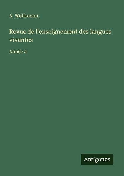Revue de l'enseignement des langues vivantes