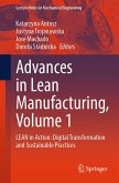 Advances in Lean Manufacturing, Volume 1 (eBook, PDF)