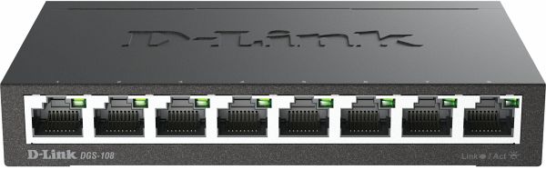 D-Link DGS-108/E 8-Port unmanaged Gigabit Switch D-Link DGS-108/E 8-Port unmanaged Gigabit Switch