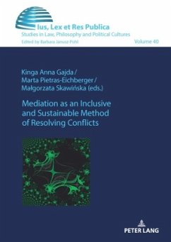 Cover Mediation as an Inclusive and Sustainable Method of Resolving Conflicts