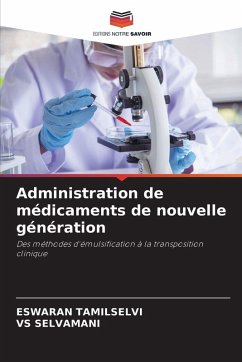 Cover Administration de médicaments de nouvelle génération