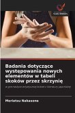 Badania dotycz¿ce wyst¿powania nowych elementów w tabeli skoków przez skrzyni¿