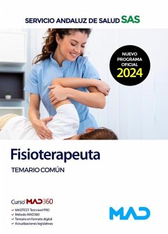 Cover Fisioterapeuta. Temario común. Servicio Andaluz de Salud (SAS)