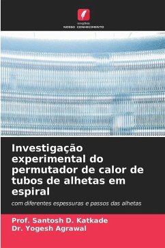 Cover Investigação experimental do permutador de calor de tubos de alhetas em espiral
