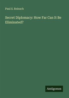 Cover Secret Diplomacy: How Far Can It Be Eliminated?