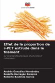 Effet de la proportion de r-PET extrudé dans le filament Effet de la proportion de r-PET extrudé dans le filament