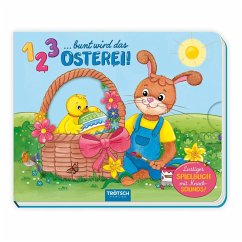 Cover TRÖTSCH - 1 2 3 bunt wird das Osterei Spielbuch mit Knack-Sounds