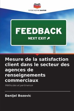 Cover Mesure de la satisfaction client dans le secteur des agences de renseignements commerciaux