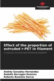 Effect of the proportion of extruded r-PET in filament Effect of the proportion of extruded r-PET in filament