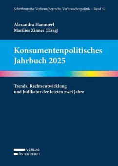 Cover Konsumentenpolitisches Jahrbuch 2025