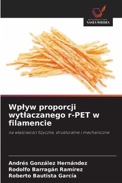 Cover Wp¿yw proporcji wyt¿aczanego r-PET w filamencie