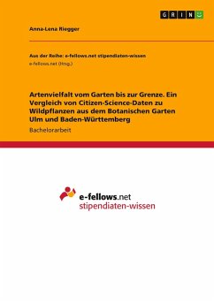 Artenvielfalt vom Garten bis zur Grenze. Ein Vergleich von Citizen-Science-Daten zu Wildpflanzen aus dem Botanischen Garten Ulm und Baden-Württemberg