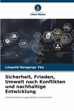 Cover Sicherheit, Frieden, Umwelt nach Konflikten und nachhaltige Entwicklung