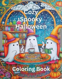Cover Cozy Spooky Halloween Coloring Book