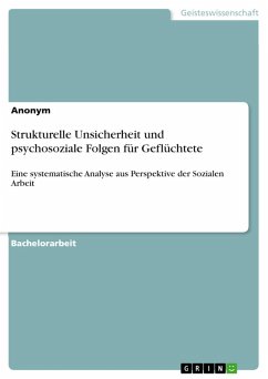 Cover Strukturelle Unsicherheit und psychosoziale Folgen für Geflüchtete (eBook, PDF)