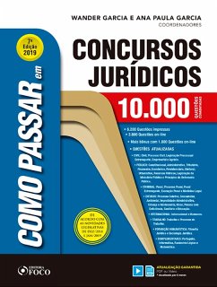Como passar em concursos jurídicos: 10.000 questões comentadas - 7. ed. - 2019. (eBook, ePUB) - Garcia, Wander