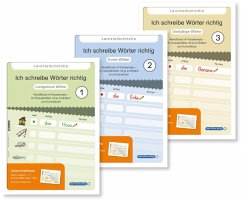 Cover Ich schreibe Wörter richtig - 3 Lernzielkontrollen - Lautgetreue / Kurze / Dreisilbige Wörter