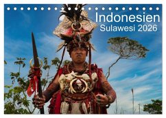 Sulawesi 2026 (Tischkalender 2026 DIN A5 quer), CALVENDO Monatskalender