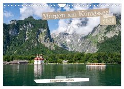 Cover Morgen am Königssee - Spiegelungen und Stille (Wandkalender 2026 DIN A4 quer), CALVENDO Monatskalender