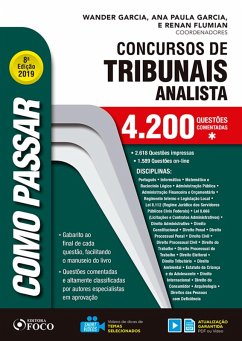 Cover Como passar concursos de tribunais analista: 5.794 questões comentadas - 8. ed. - 2018. (eBook, ePUB)