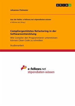 Cover Compliergestütztes Refactoring in der Softwareentwicklung