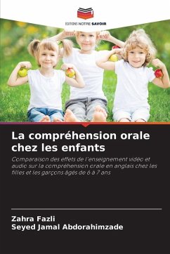 Cover La compréhension orale chez les enfants